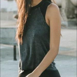 Joah Brown Game Day Tank In Graphite Wash